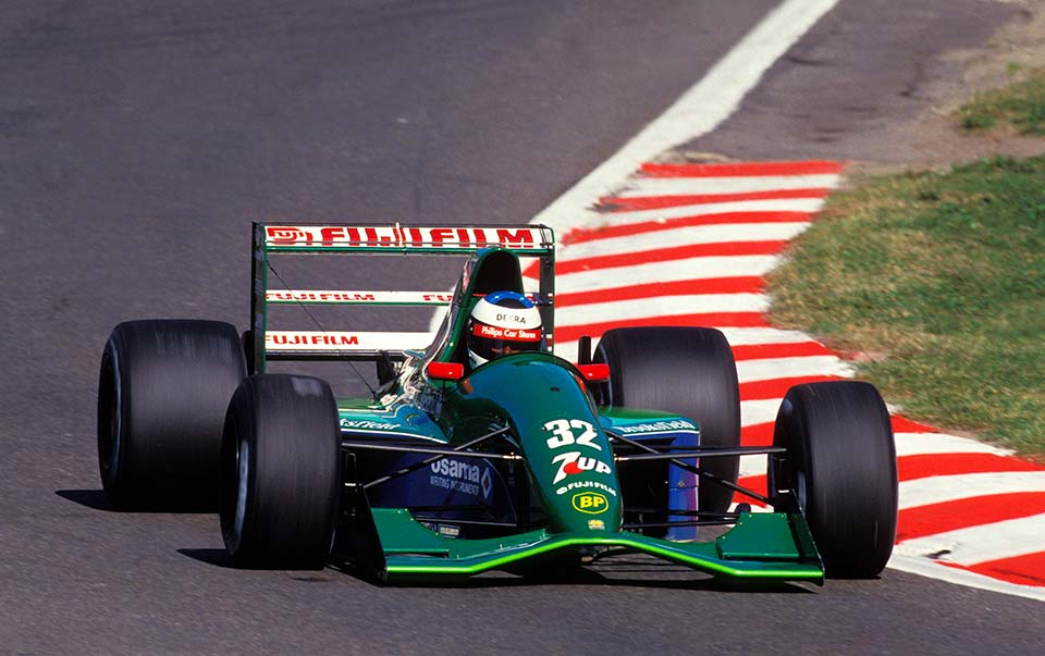 Michael schumacher debut f1. Jordan 191. Шумахер 1991.