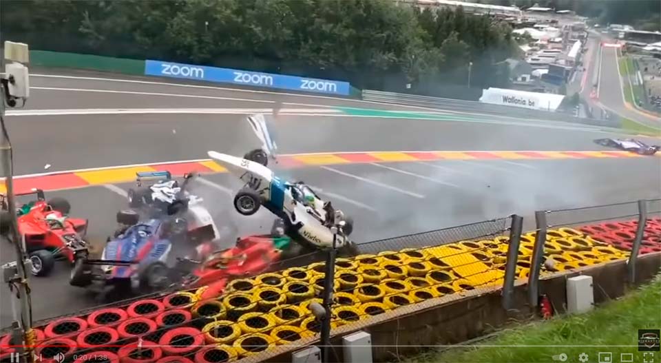 Grande acidente no Raidillion, na qualificação da W-Series (vídeo)