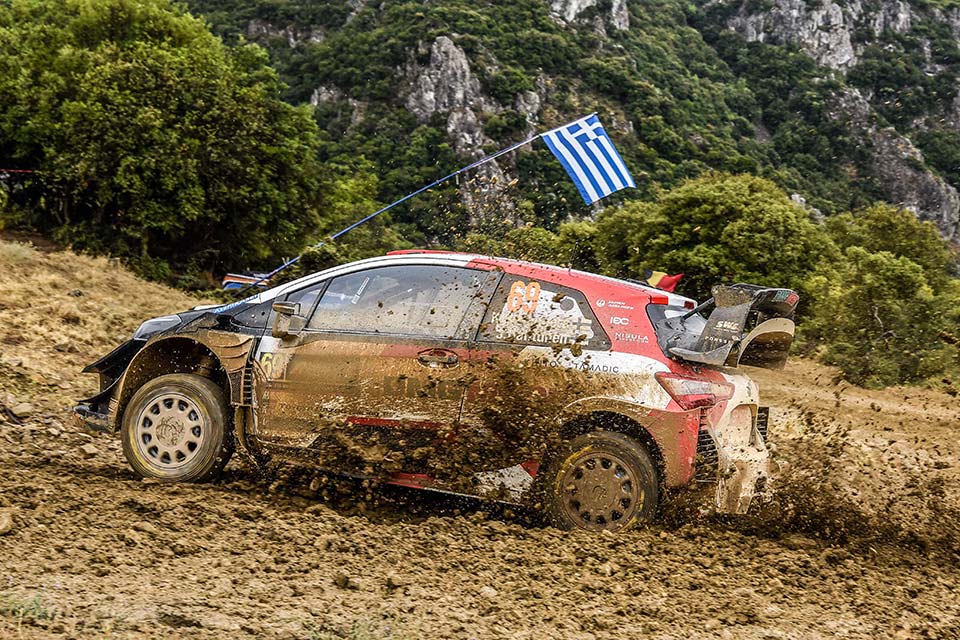 WRC, Rali da Acrópole: Rovanpera foi o mais rápido no shakedown, Sordo com problemas