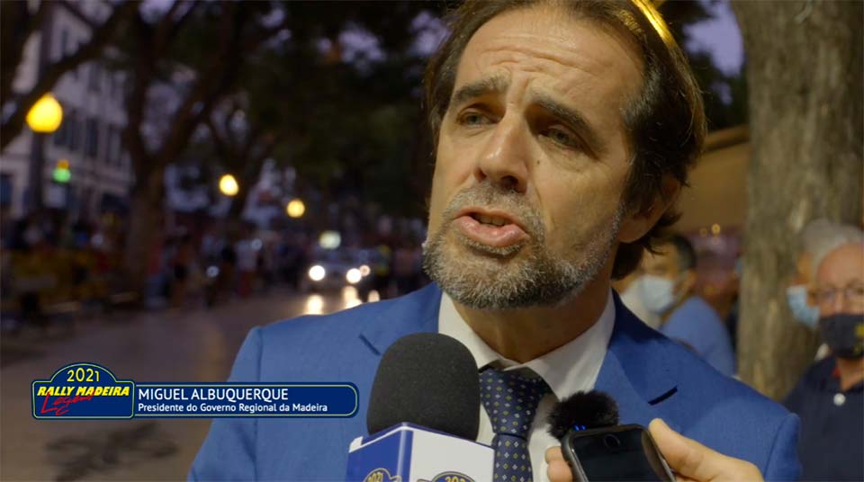 Rally da Madeira Legend, Miguel Albuquerque: “Para o ano ainda vai ser melhor…” (vídeo)