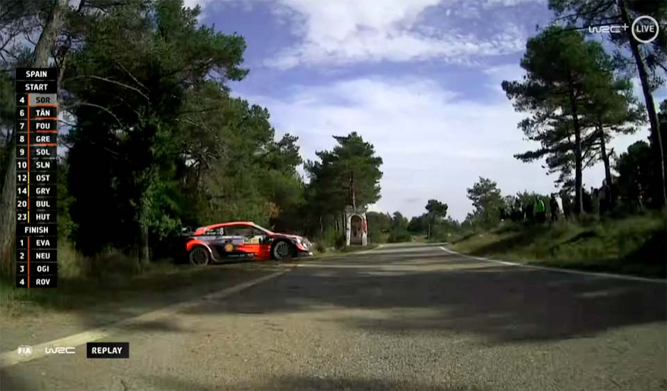 WRC, Rali da Catalunha, PE4: Acidente de Ott Tänak