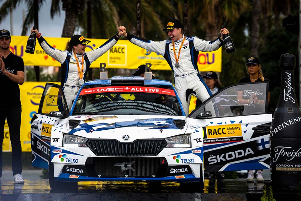 WRC3: Emil Lindholm triunfa em Espanha