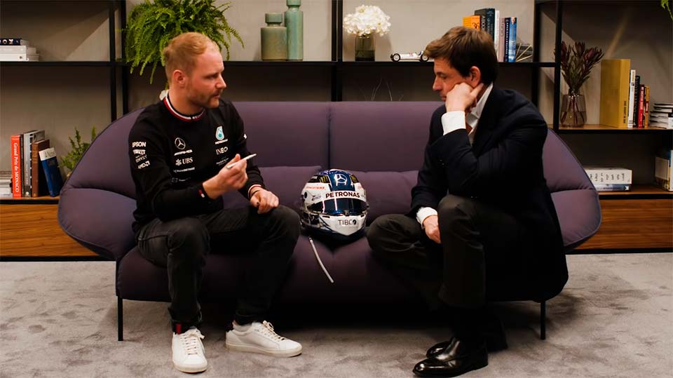 Valtteri Bottas despede-se da Mercedes-AMG Petronas Formula One Team (vídeo)