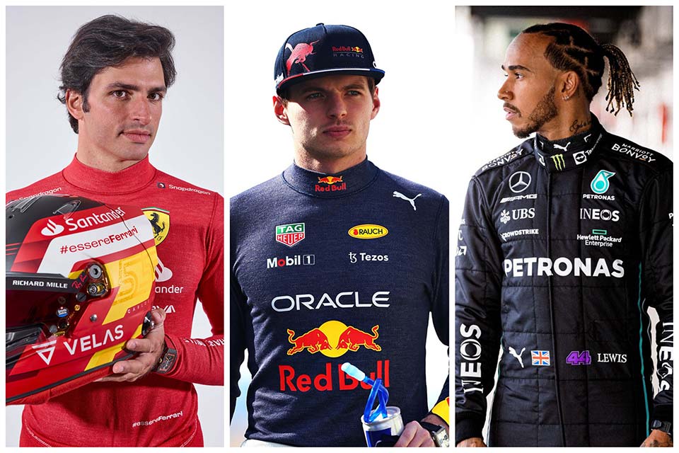 Previsões da F1, Campeões: Max Verstappen, Lewis Hamilton e…Carlos Sainz!