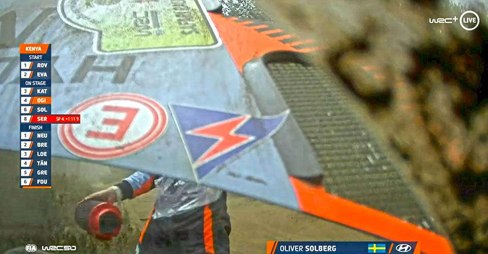 WRC, Rali Safari, PE14: ‘Fesh-fesh’ fez parar Oliver Solberg