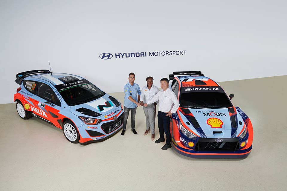 Hyundai Motorsport e Shell anunciam extensão da parceria de três anos no WRC