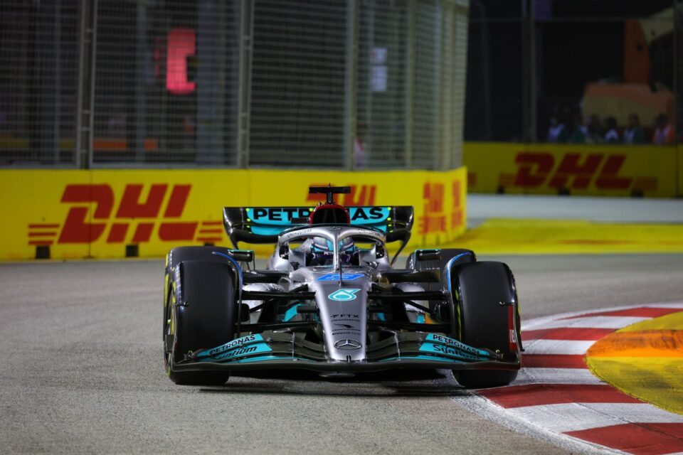 GP Singapura F1: George Russell arranca do pitlane