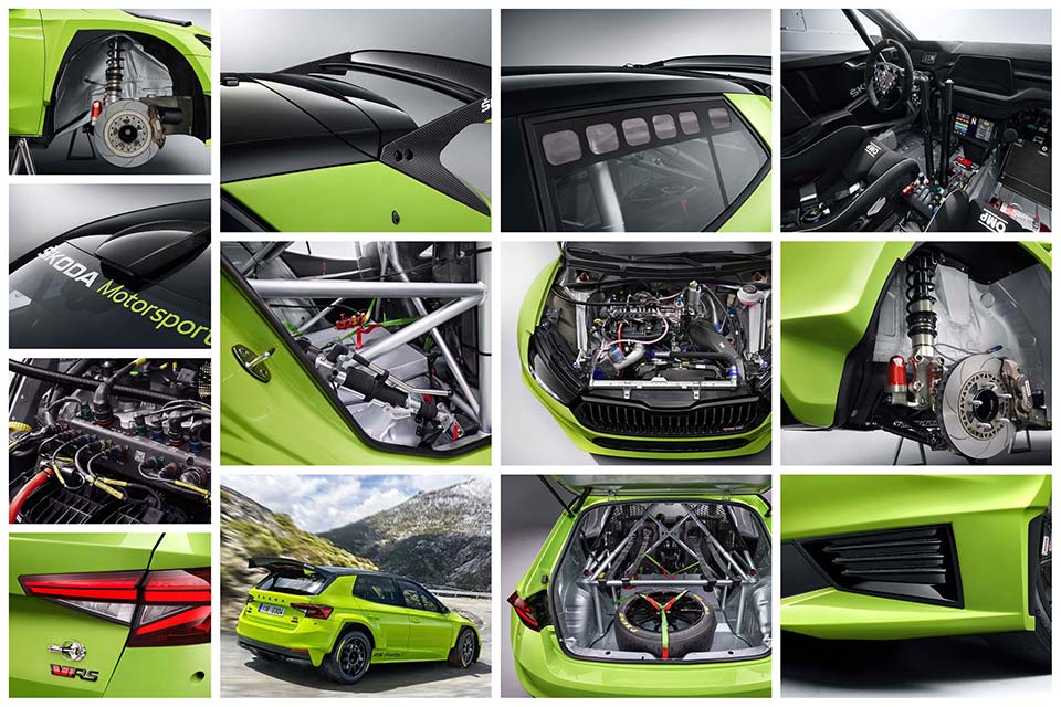 Novo Škoda Fabia RS Rally2 em detalhe (fotogaleria)