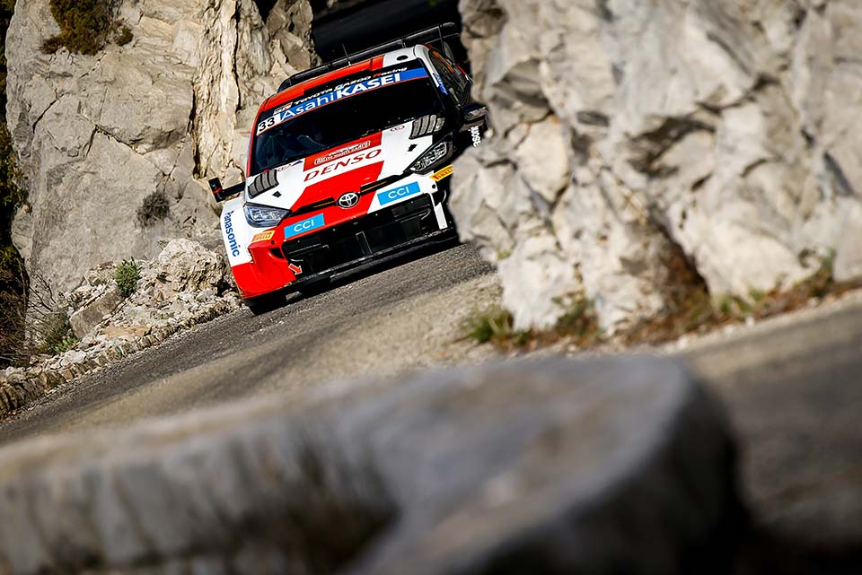 WRC, Rali de Monte Carlo, PE6: 1-2-3-4 da Toyota neste troço