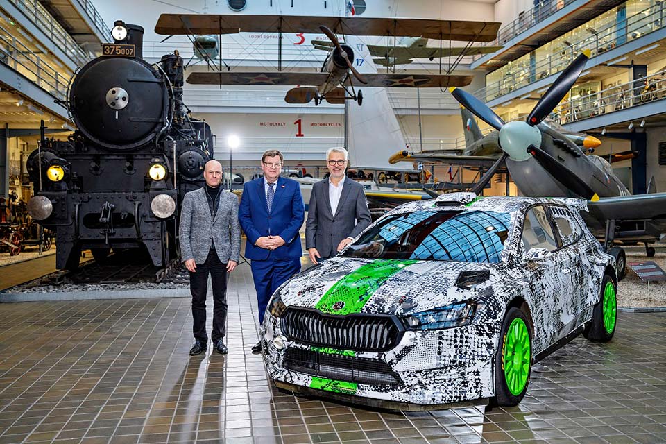 WRC: O Škoda Fabia RS Rally2 foi apresentado oficialmente em Praga