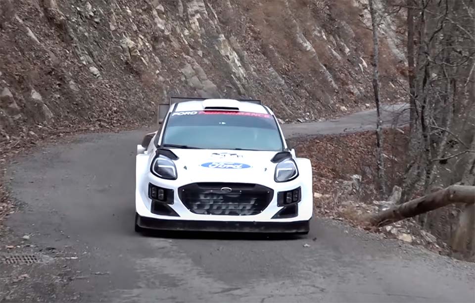 WRC: M-Sport testa para o Rali de Monte Carlo