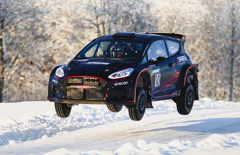 WRC2: Hugo Magalhães ao lado de Robert Virves no Rali da Suécia