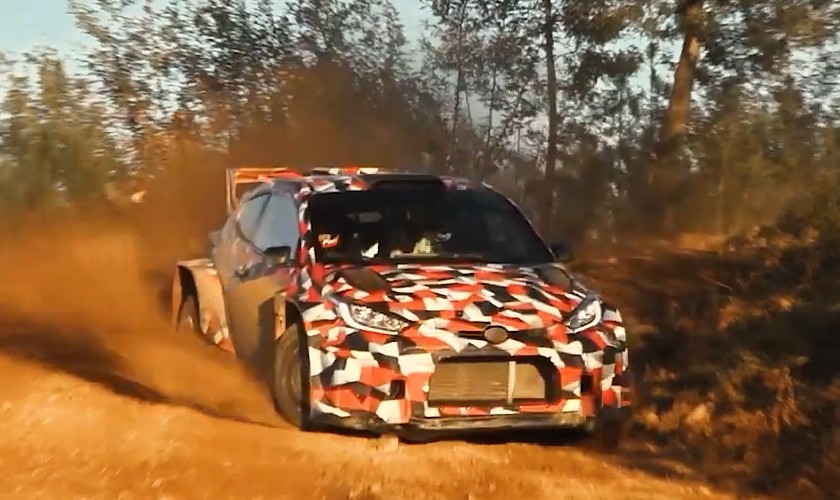 Toyota testa o seu novo GR Yaris Rally2 em Portugal