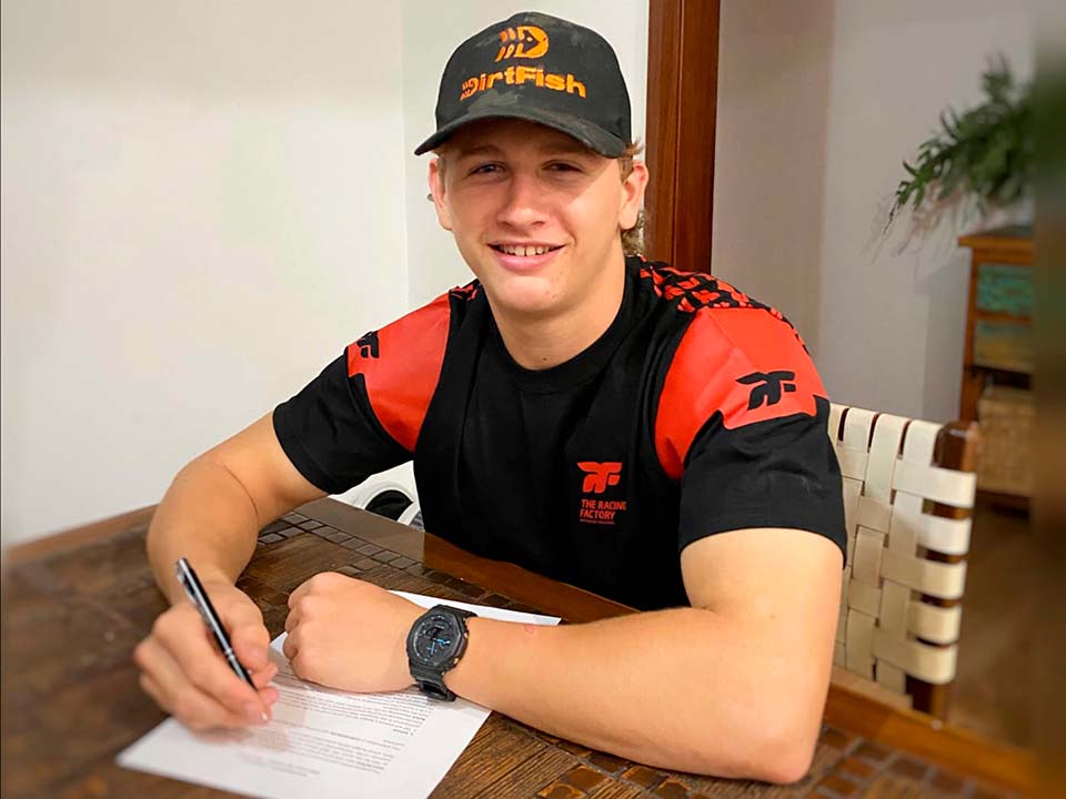 Max Mcrae com a The Racing Factory no Junior ERC
