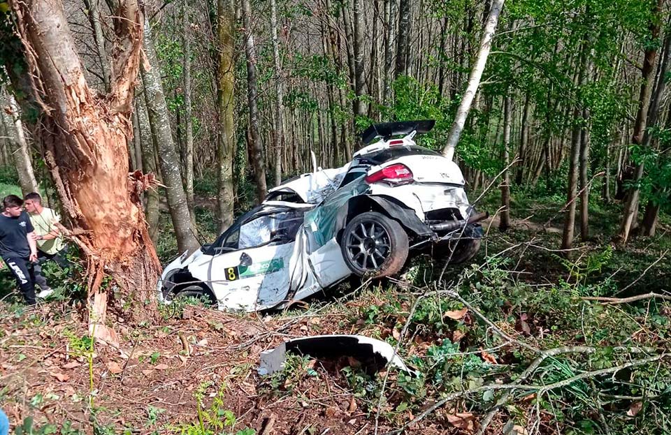 Dupla espanhola morre em acidente no Rally Villa de Tineo