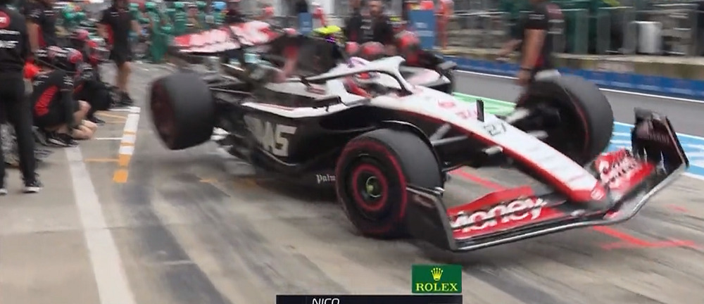 F1, GP da Áustria: O susto de Nico Hulkenberg e do mecânico da Haas