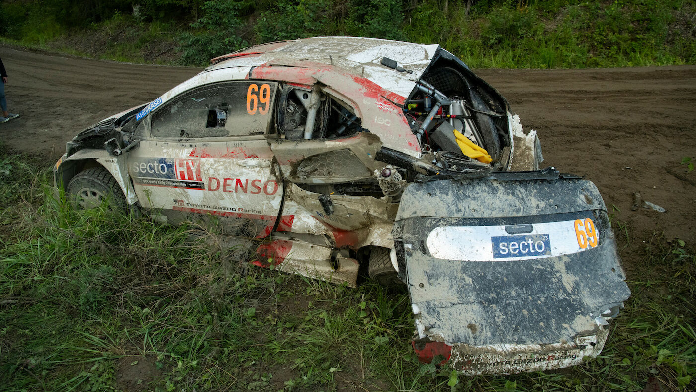WRC, Kalle Rovanperä fora do Rali da Finlândia: “Foi um acidente estúpido”