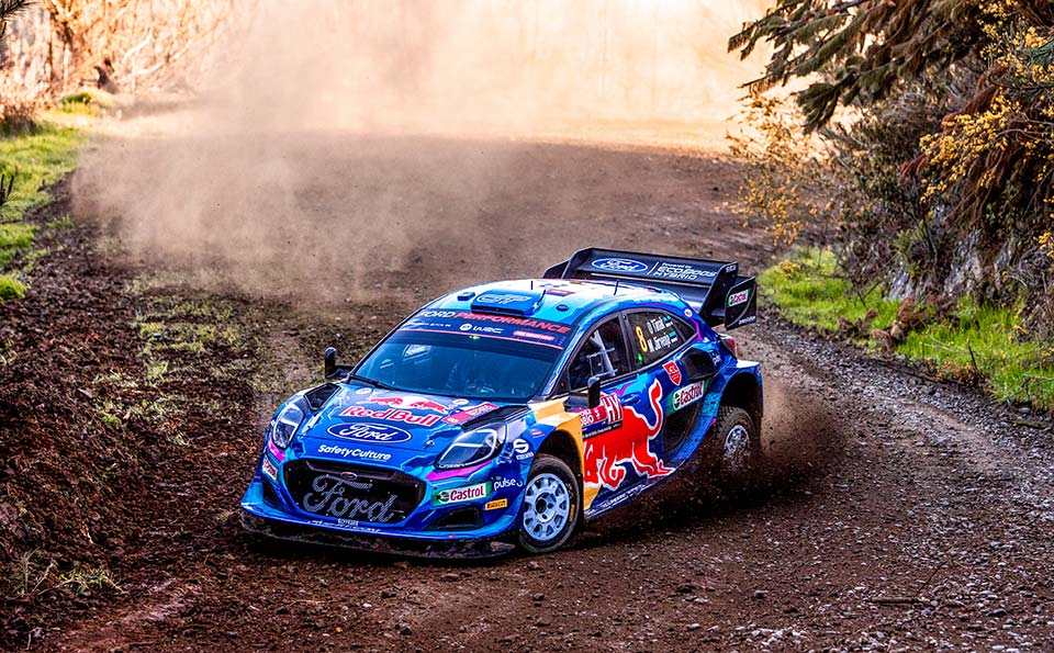 WRC, Rali do Chile, PE1: Ott Tanak líder, Esapekka Lappi abandonou