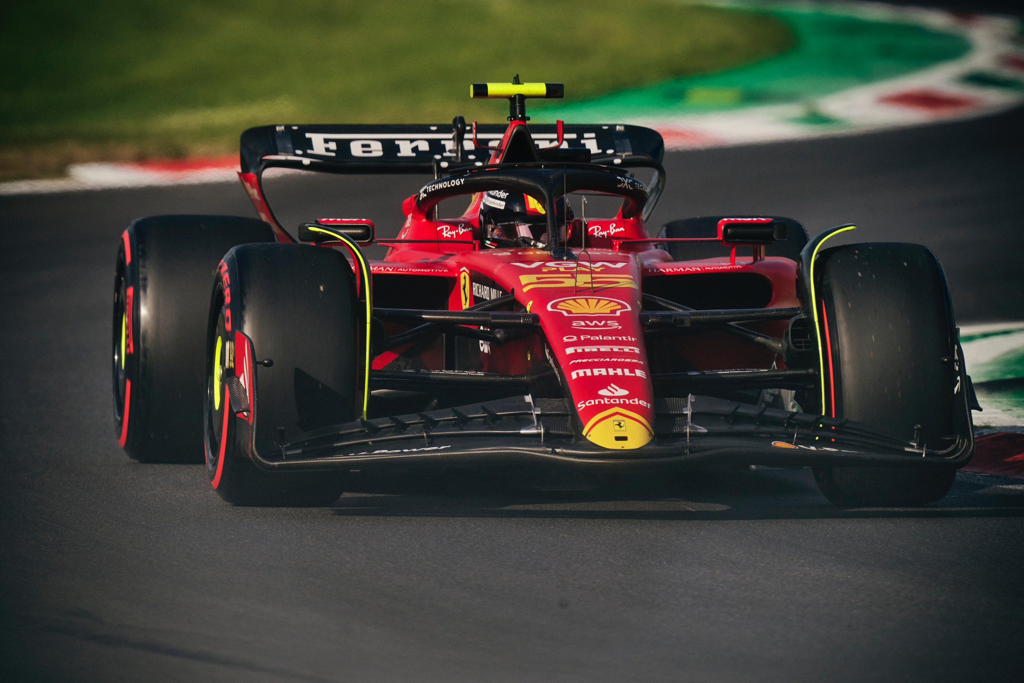 GP da Itália de F1: Sainz lidera 3º treino livre, fórmula 1