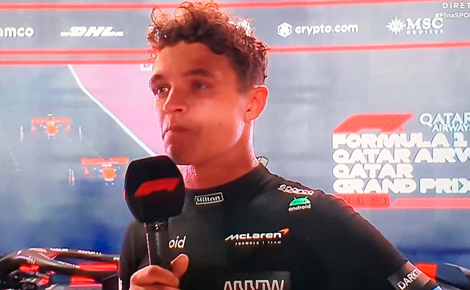 GP Qatar F1, Lando Norris: “Uma das corridas mais difíceis que fiz”