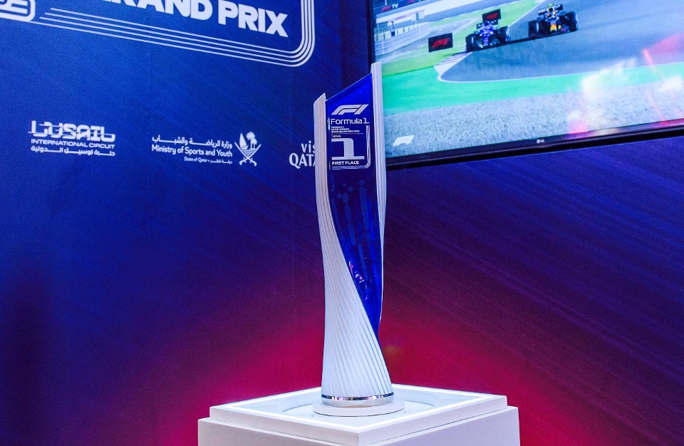 F1: Pininfarina criou o troféu oficial do Grande Prémio do Catar