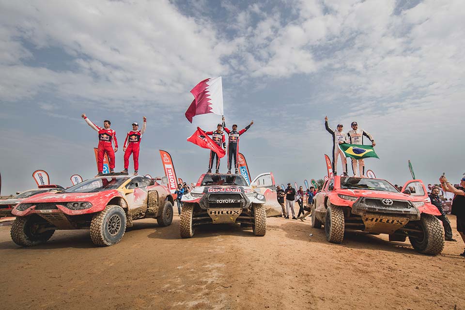 MOMENTOS DO ANO: 5ª vitória de al Attiyah, 3ª da Toyota, portugueses no top 10 do Dakar