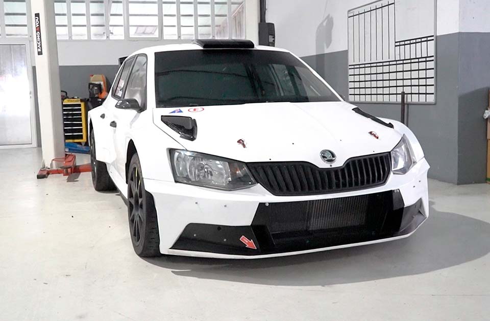Ricardo Filipe de Skoda Fabia R5 no CPR 2024