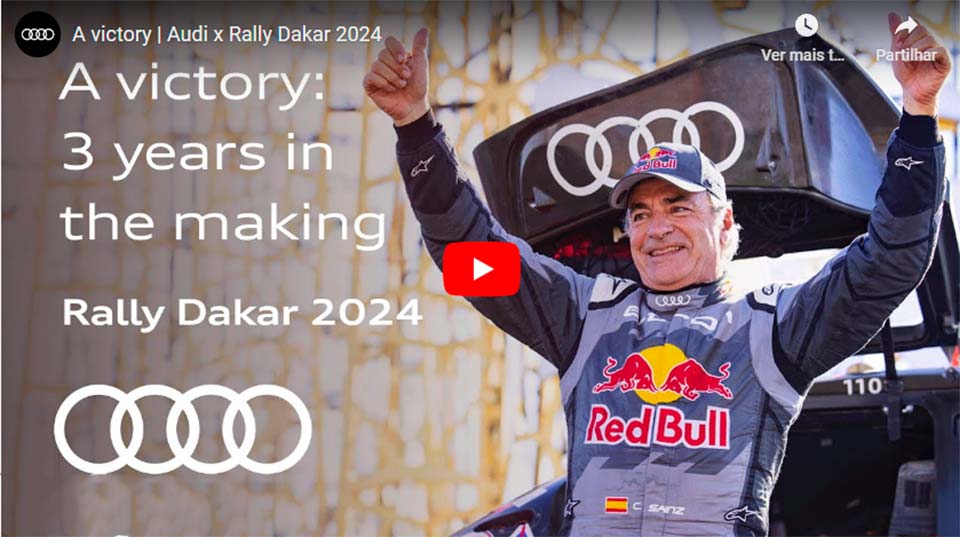 Os bastidores do triunfo da Audi no Rali Dakar (vídeo)