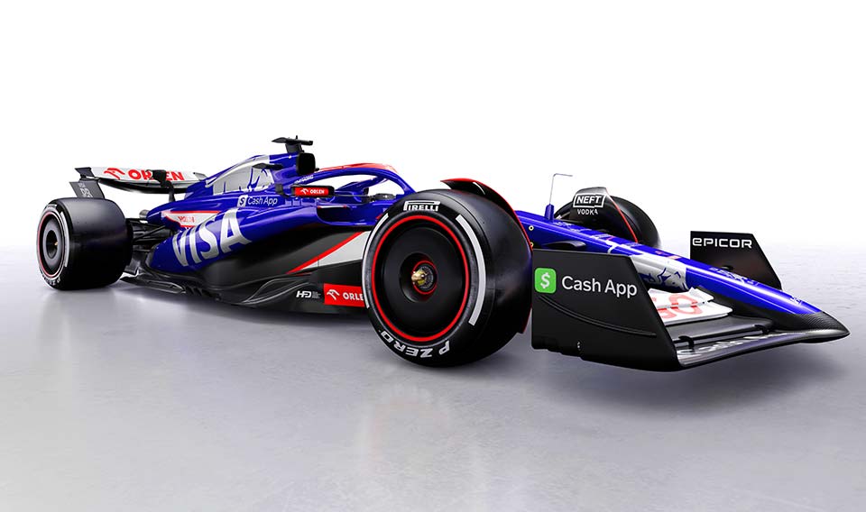 Visa Cash RB Formula One Team apresentou VCARB 01 em Las Vegas