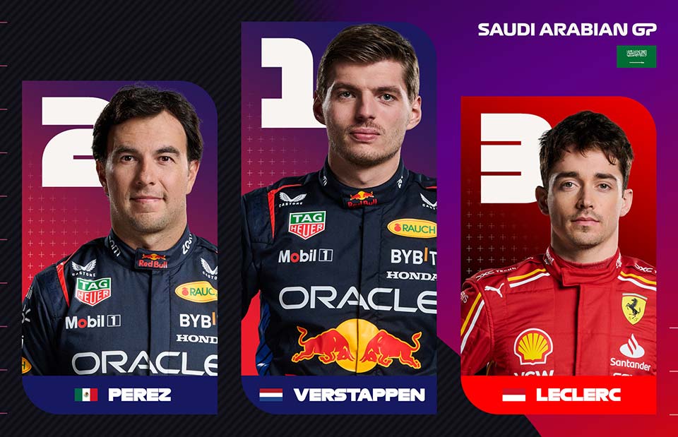 GP Arábia Saudita F1: classificações / resultados / campeonatos