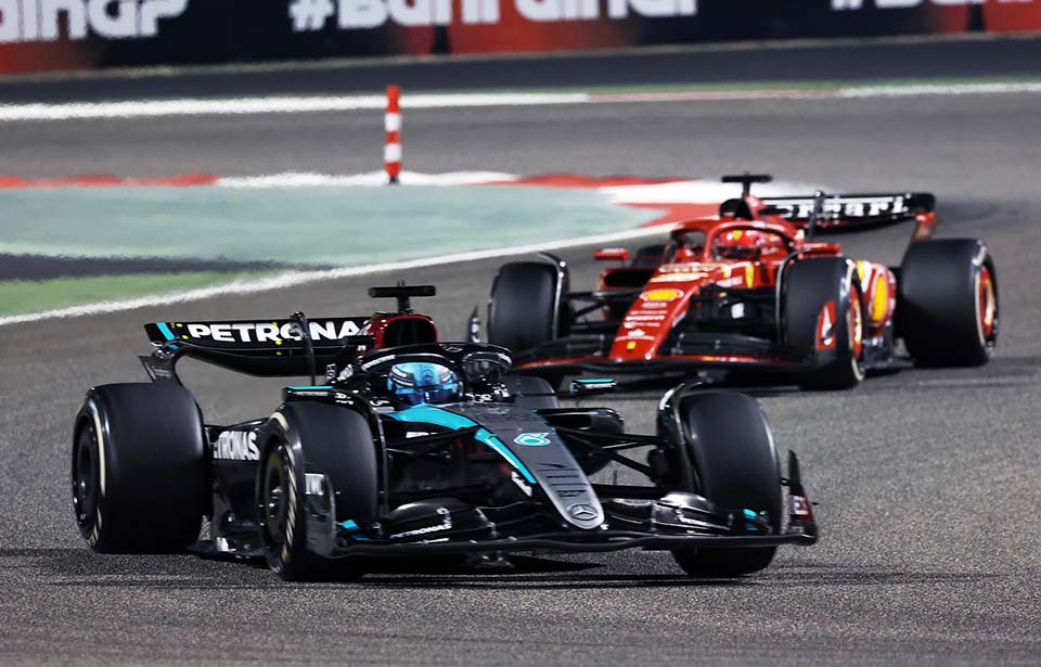 GP Bahrein F1: sobreaquecimento ‘tramou’ a Mercedes, “W15 tem potencial”, diz George Russell