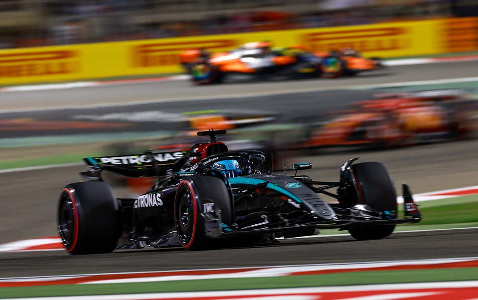GP Bahrein F1: sobreaquecimento ‘tramou’ a Mercedes, “W15 tem potencial”, diz George Russell