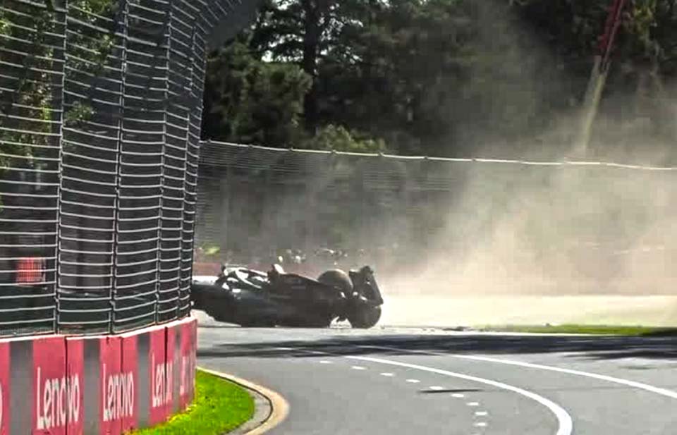 GP Austrália F1: O enorme susto de George Russell: “Bandeira vermelha, bandeira vermelha”