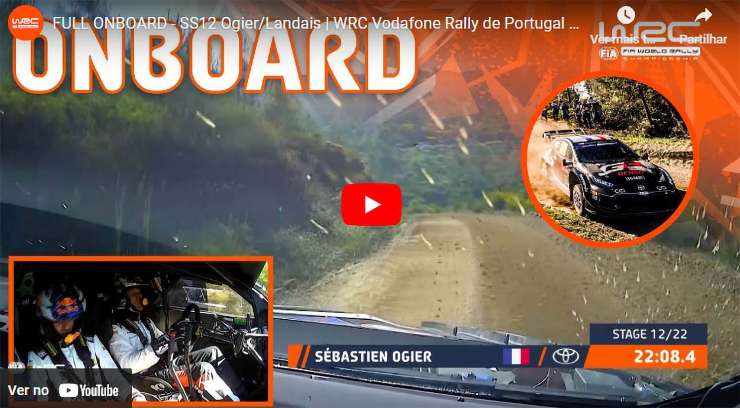 WRC, Rali de Portugal: Sébastien Ogier onboard nos 37.24 km de Amarante 1  (vídeo) | AutoSport