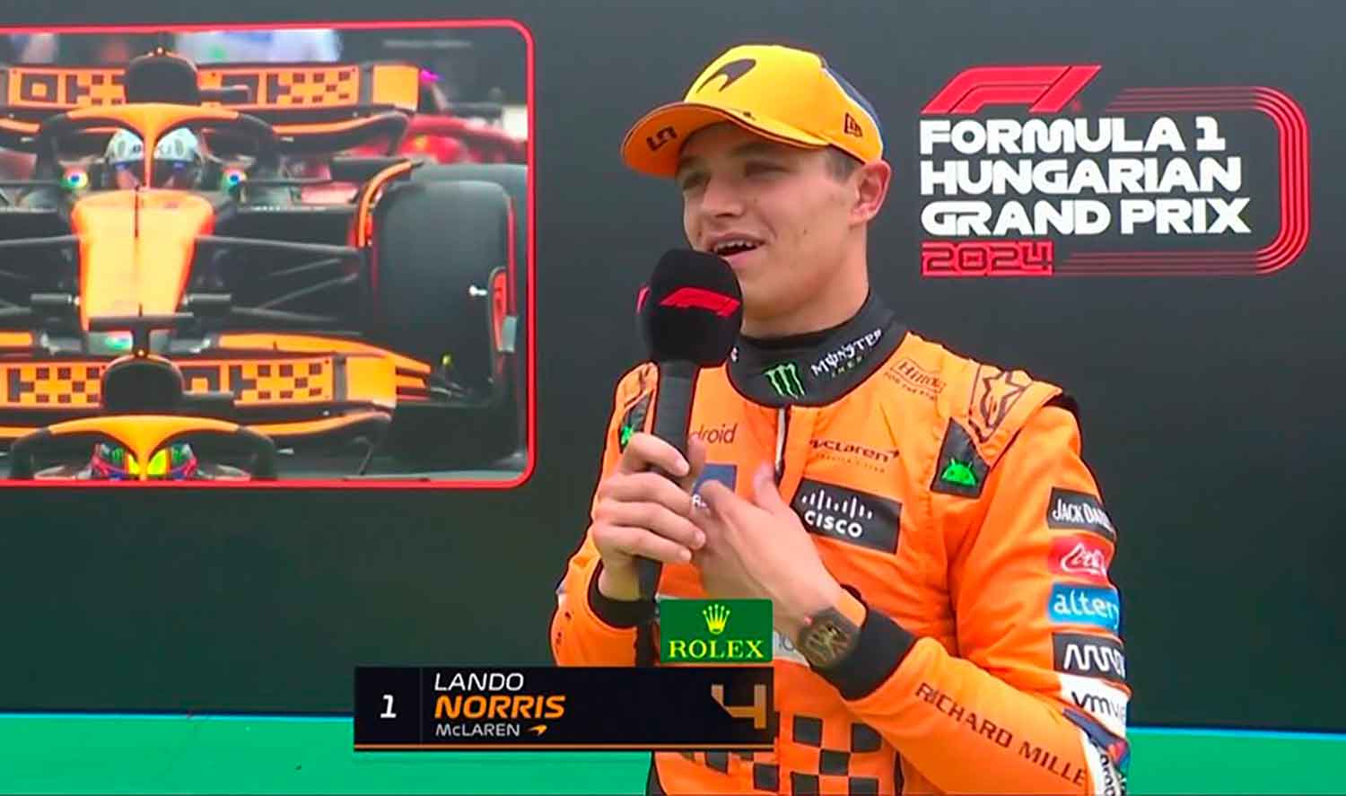 GP Hungria F1, Lando Norris: “desde que fiquemos onde estamos, ficaremos felizes”