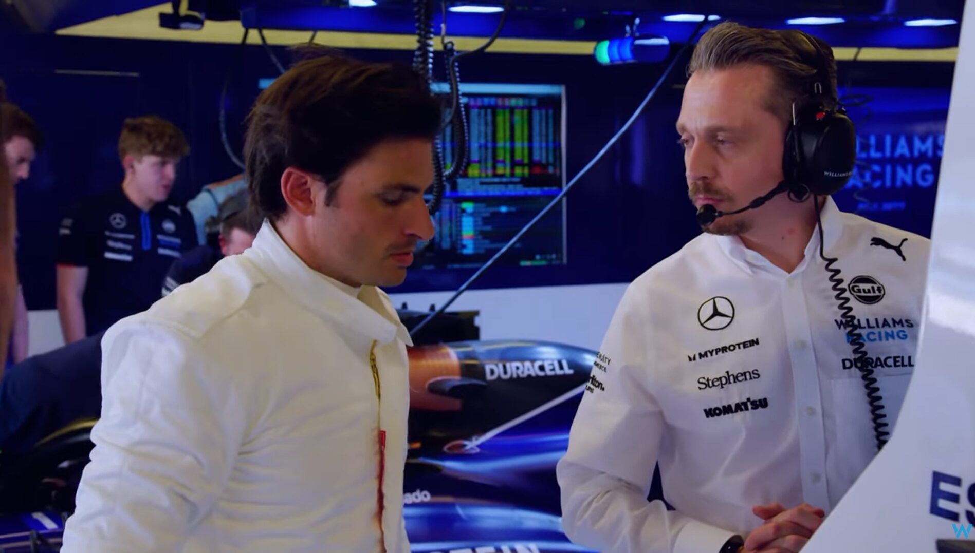 F1: Os bastidores do primeiro teste de Carlos Sainz na Williams (Vídeo)