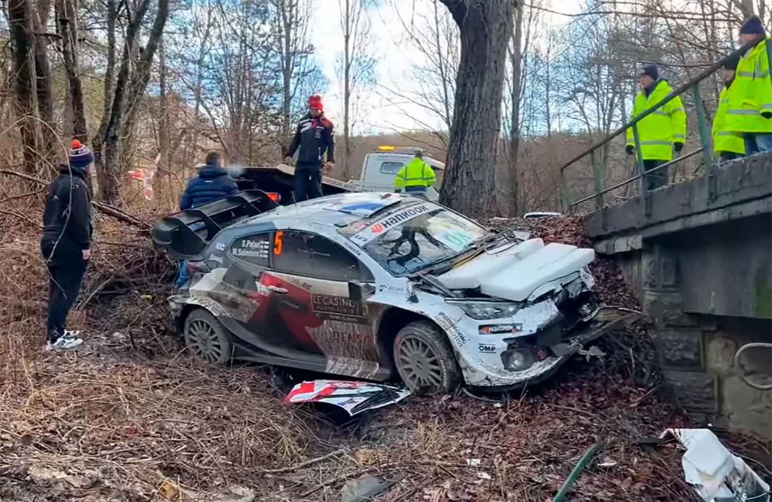 WRC, Rali de Monte Carlo: o susto de Sami Pajari e Marko Salminen