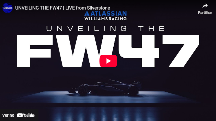 Williams desvenda FW47 em Silverstone: veja aqui
