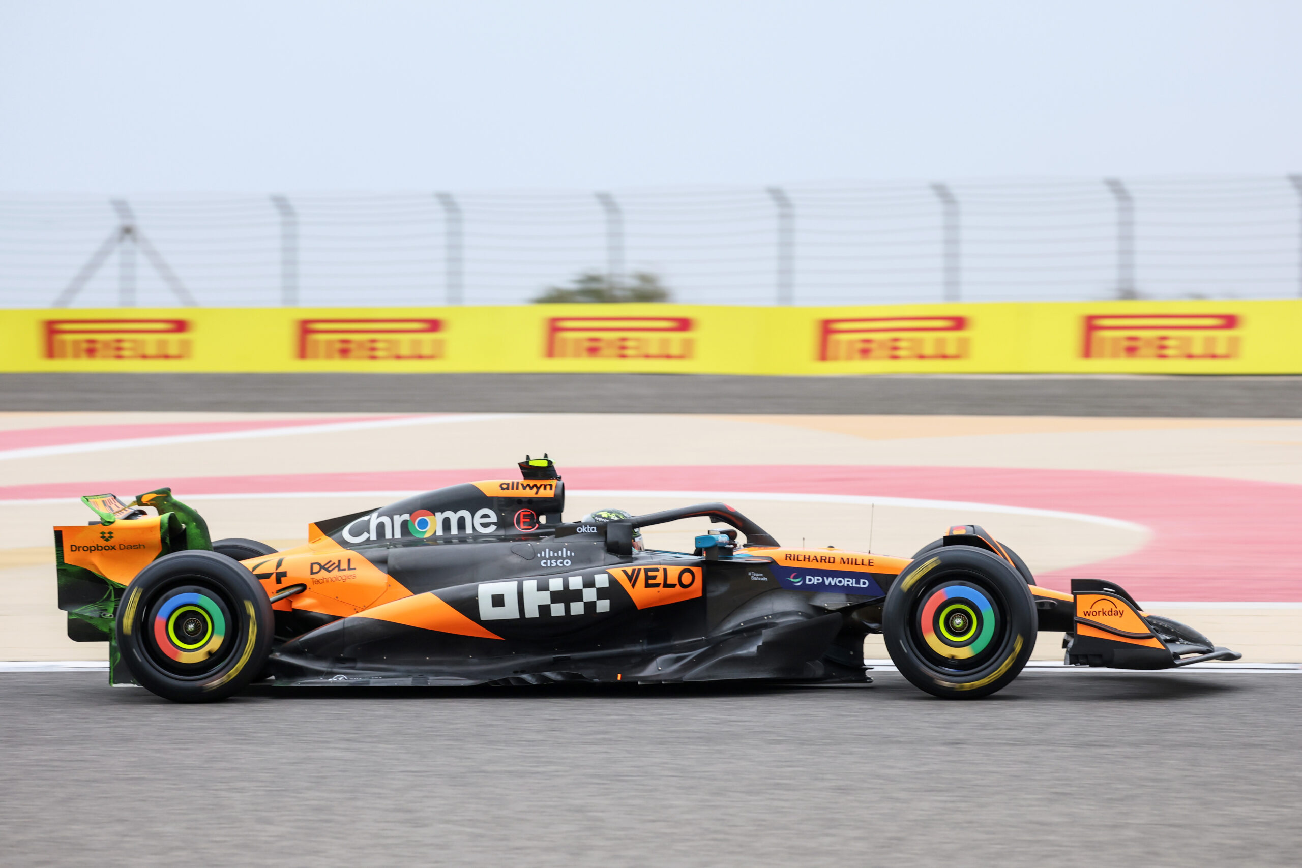 F1: Os números do primeiro dia de testes no Bahrein