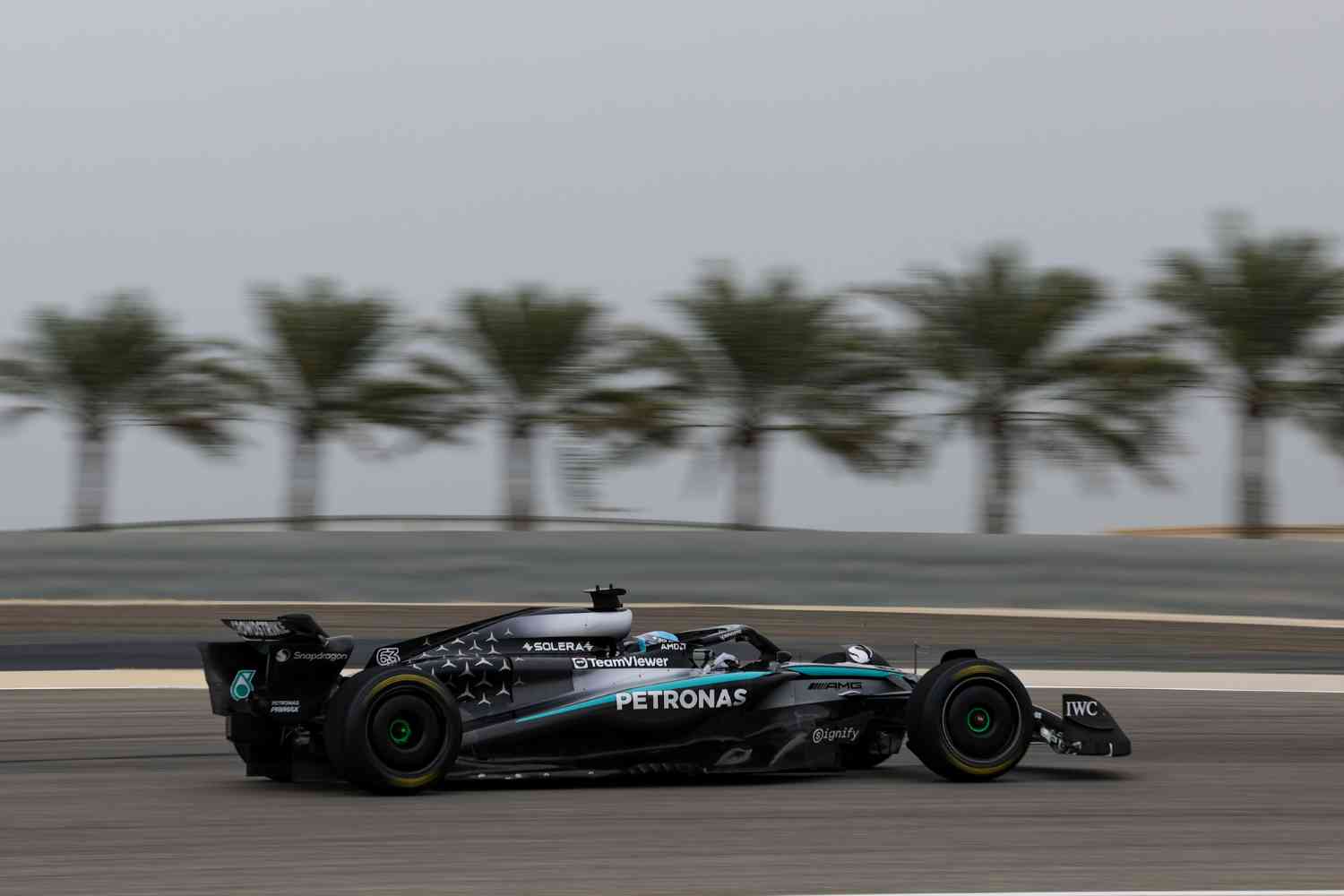 Testes de F1 no Bahrein, 3º dia: George Russell termina o dia com o melhor tempo