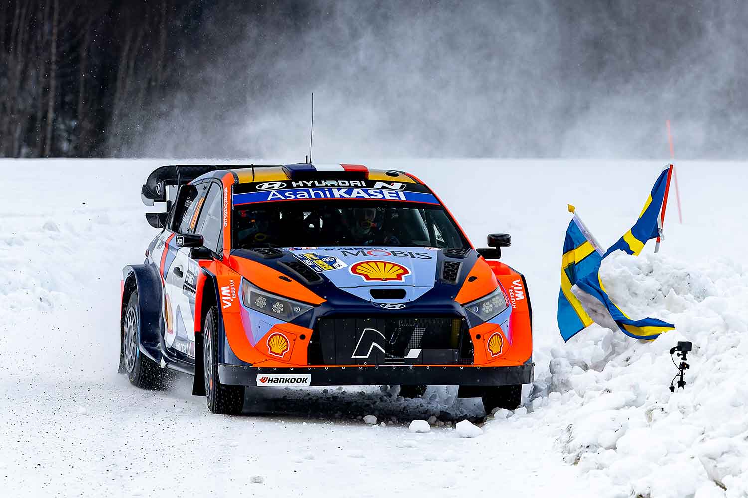 WRC, Rali da Suécia, PEC12: quatro equipas em 13.9s