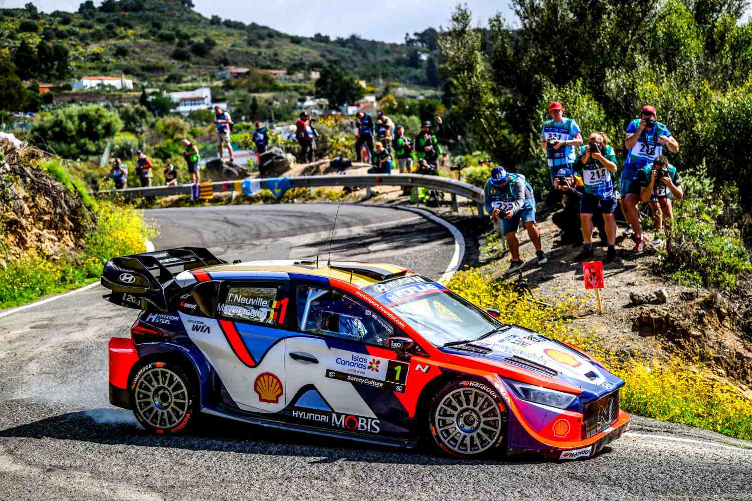 WRC, Hyundai com problemas nas Canárias: carros fora de sintonia e soluções por encontrar