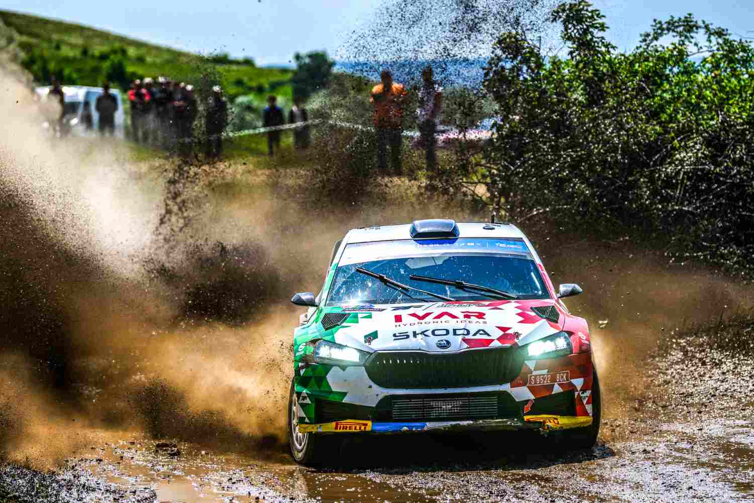 ERC, Rali da Hungria: Andrea Mabellini lidera após dia de reviravoltas