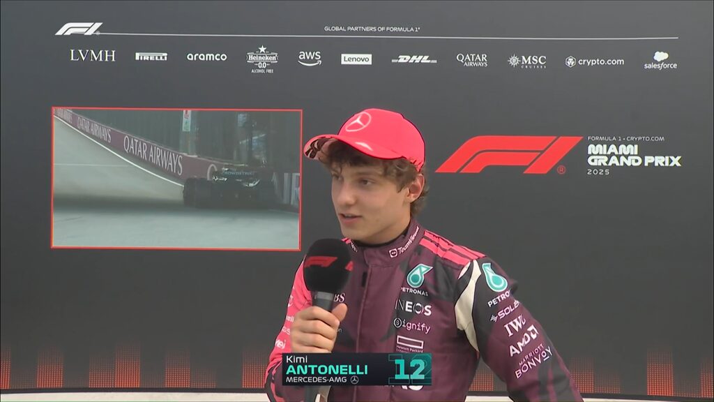 GP Miami F1, Kimi Antonelli: “Fim de semana está a correr bem”