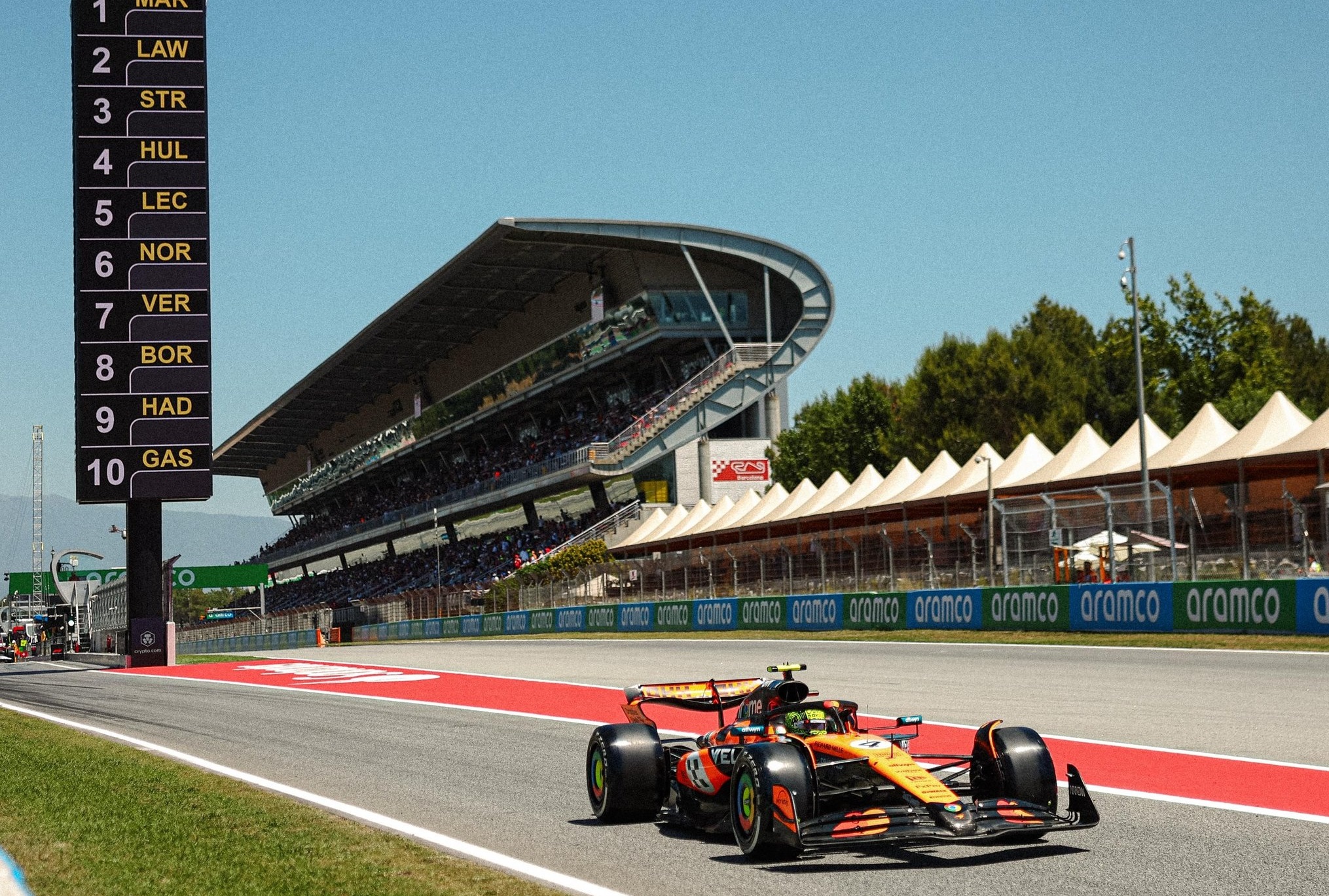 GP de Espanha F1, TL1: Lando Norris foi o mais rápido