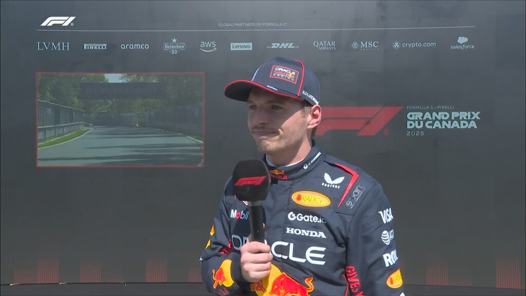 GP do Canadá F1, Max Verstappen: “Ritmo foi um pouco melhor com menos combustível”