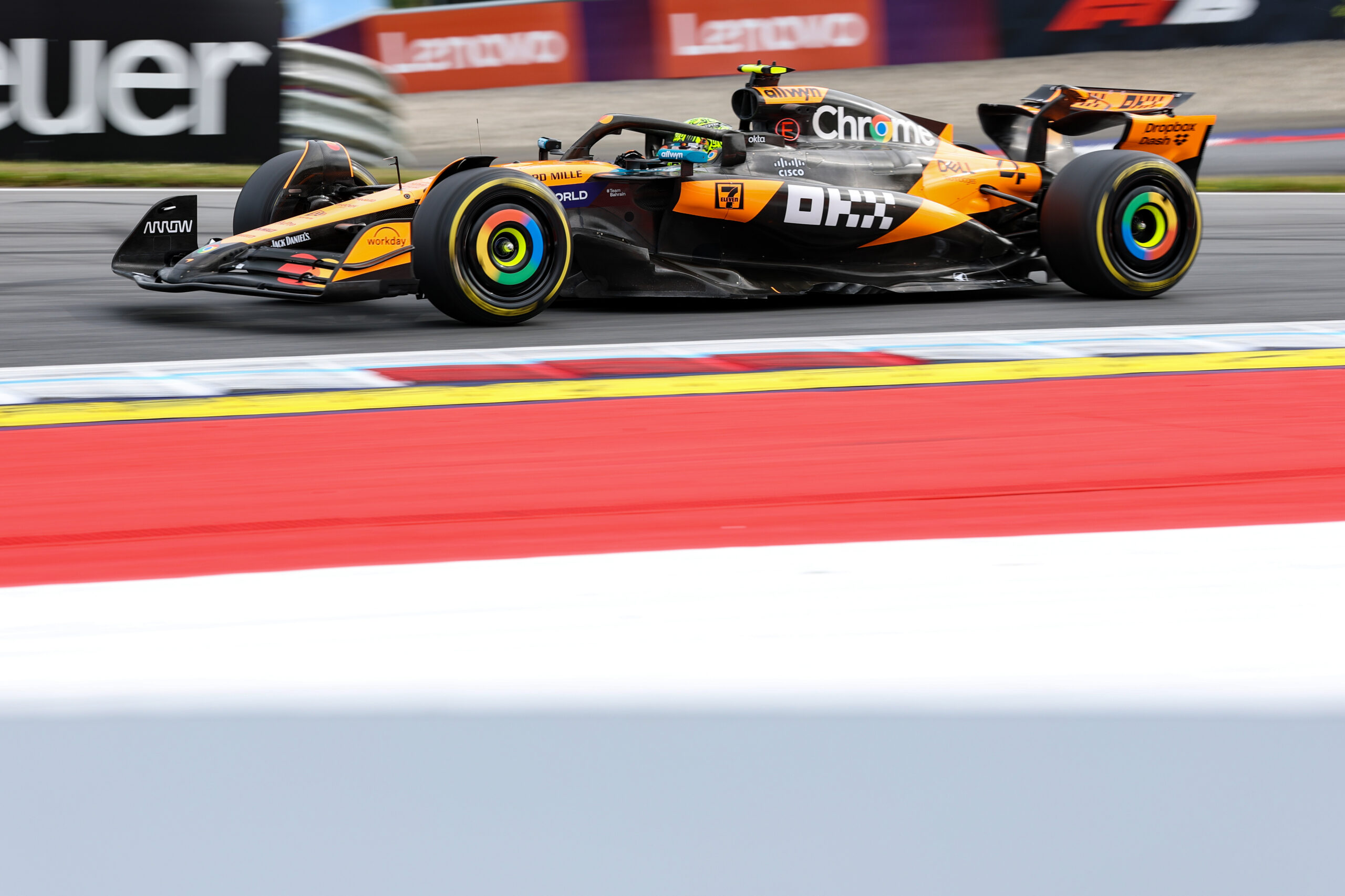 GP da Áustria F1: Lando Norris foi o mais rápido no TL3