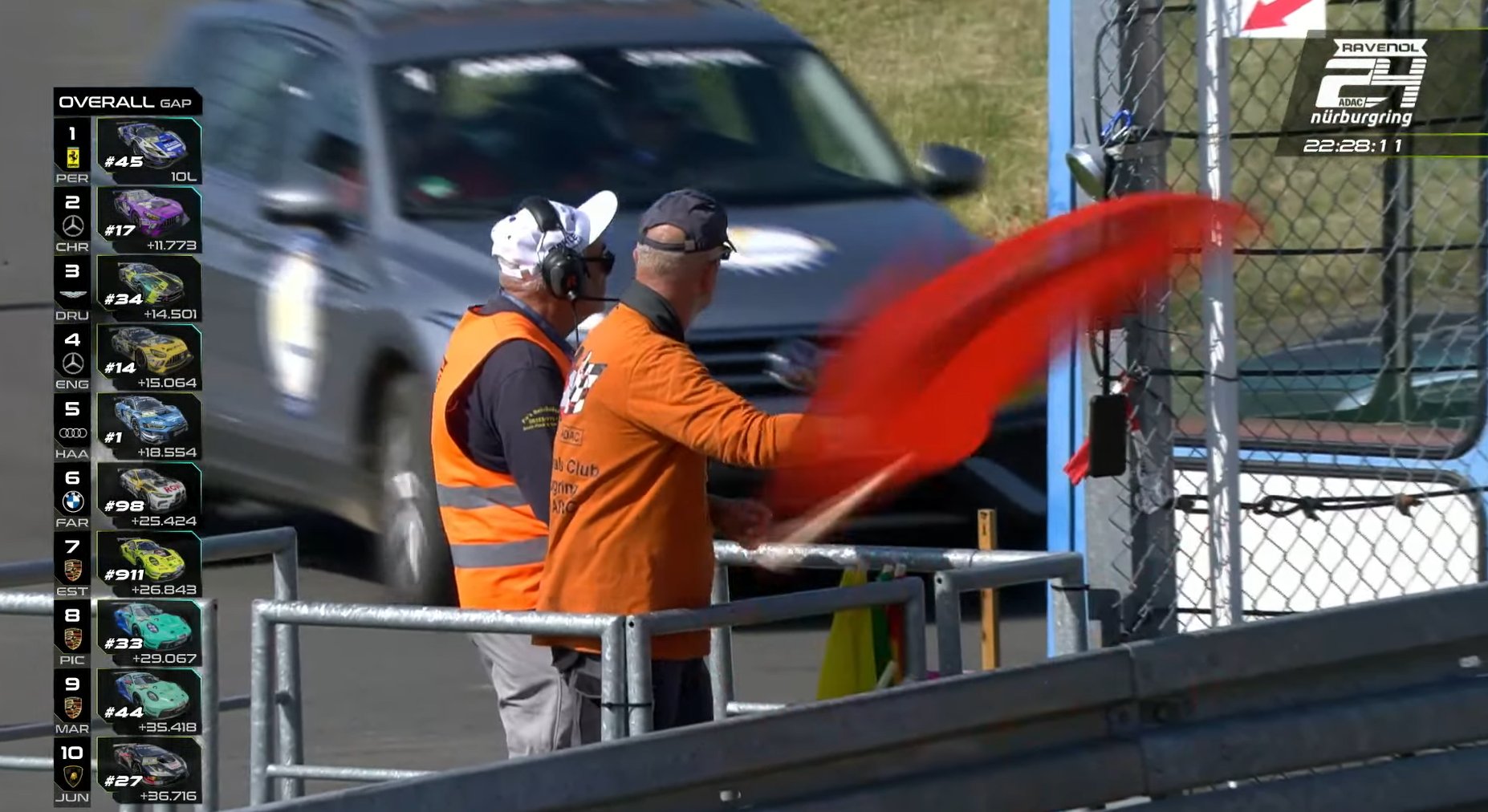 24h Nurburgring: Corrida interrompida por falta de eletricidade