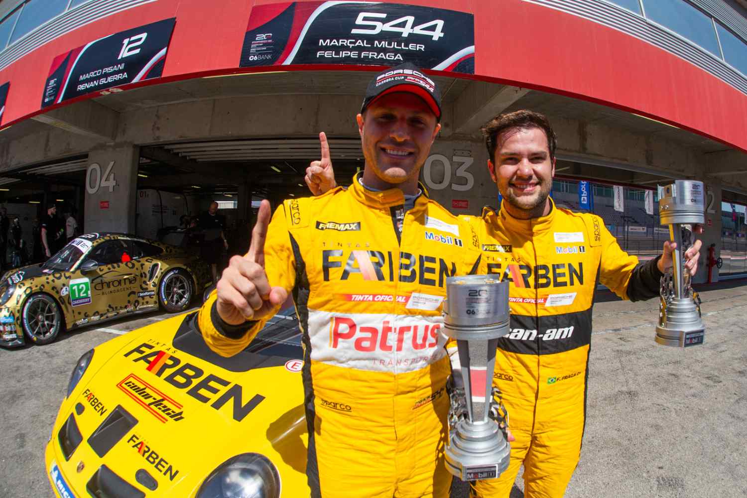 Porsche Cup Brasil: Marçal Muller e Felipe Fraga conquistam pole position