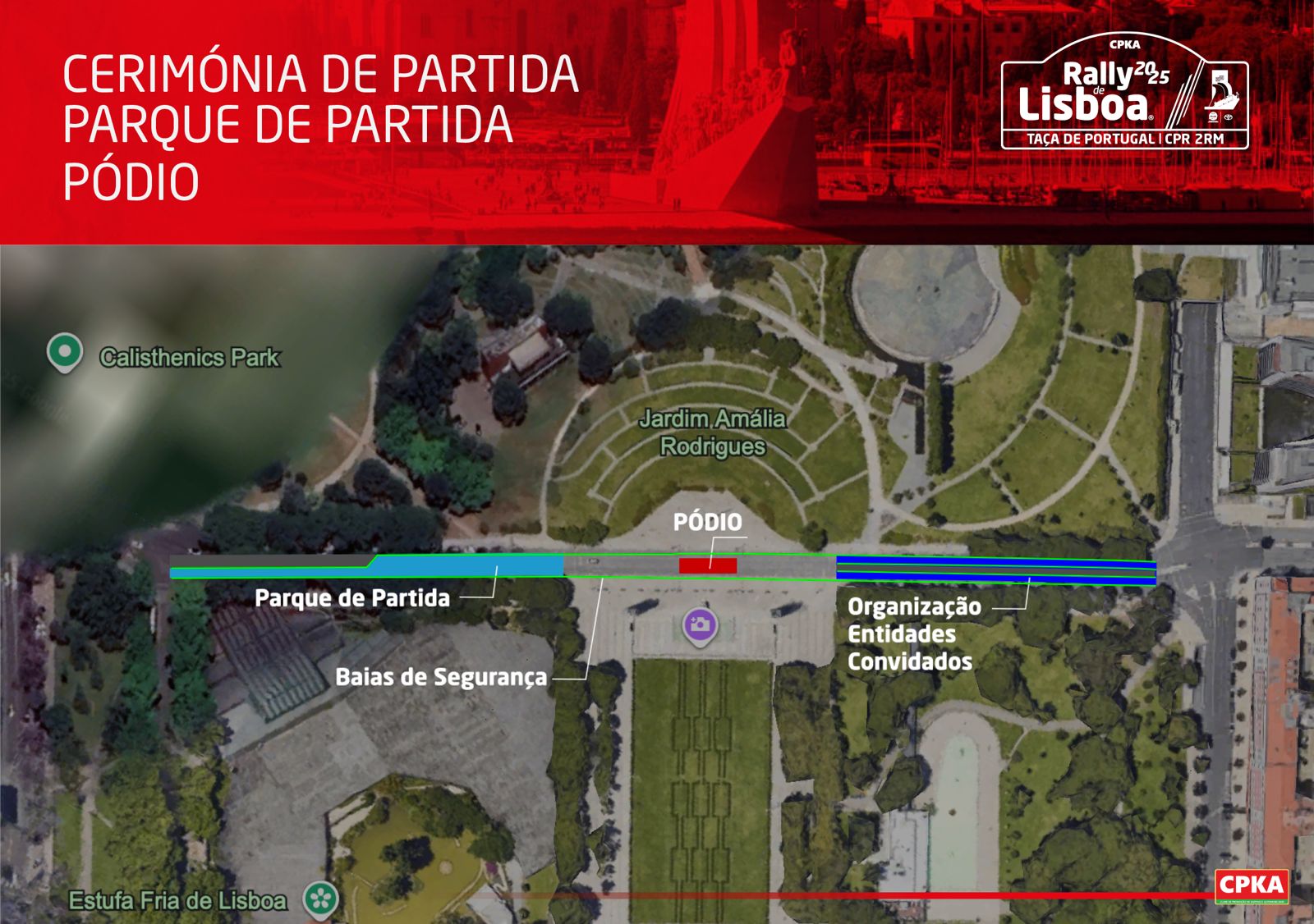 Rally de Lisboa: Cerimónia de Partida será no Miradouro do Parque Eduardo VII